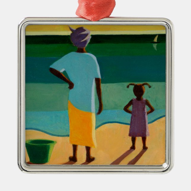 Ornamento De Metal Esperando 2005 (Frente)