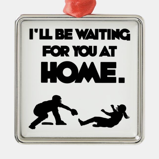 Ornamento De Metal Esperando o (Frente)