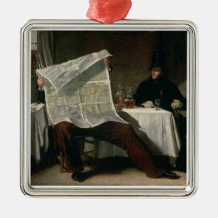 Ornamento De Metal Esperando os tempos, 1831 (óleo em canvas)