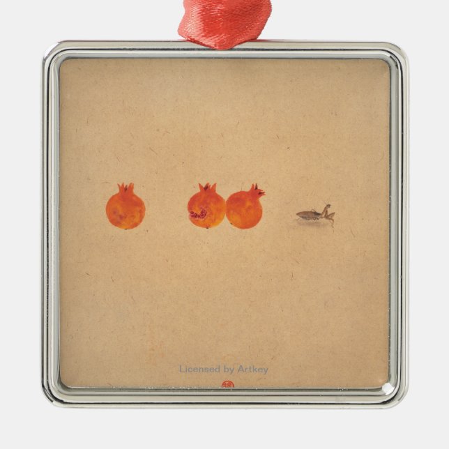 Ornamento De Metal Espírito no céu e na série No.5 da terra (Frente)