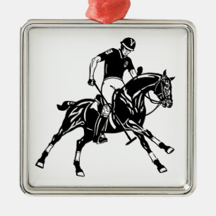 Ornamento De Metal esporte equestre do polo