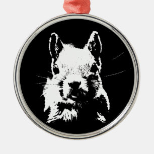 Ornamento De Metal Esquilo