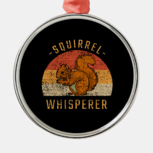 Ornamento De Metal Esquilo - Whisperer de Esquilo