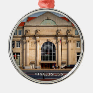 Ornamento De Metal ESTAÇÃO TERMINAL - Macon, Geórgia