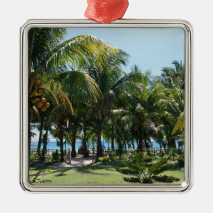 Ornamento De Metal Estância de Verão