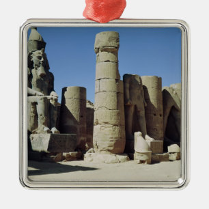 Ornamento De Metal Estátua assentada de Ramesses II