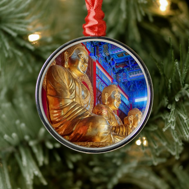 Ornamento De Metal Estátua da Imagem Buda da China Tailandesa (Árvore)