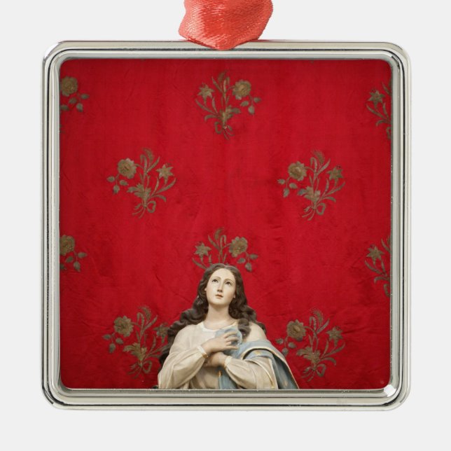 Ornamento De Metal Estátua em uma igreja de Spaccanapoli, Nápoles do (Frente)