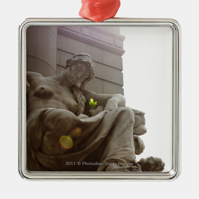 Ornamento De Metal Estátua indiana americana do Museu Nacional (Frente)