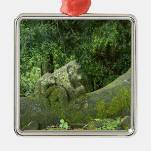 Ornamento De Metal Estátuas na floresta do macaco de Ubud
