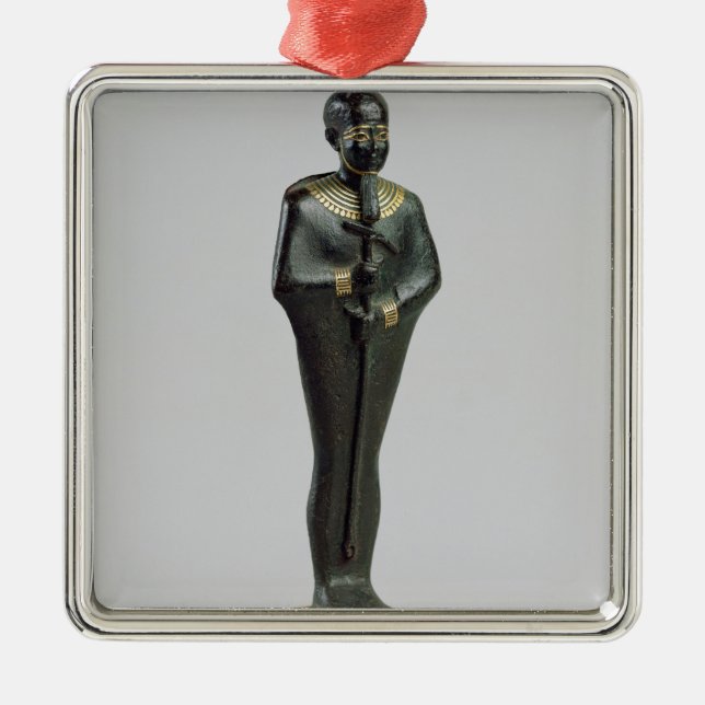 Ornamento De Metal Estatueta do deus Ptah (Frente)