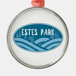 Ornamento De Metal Estes Park Colorado ao ar