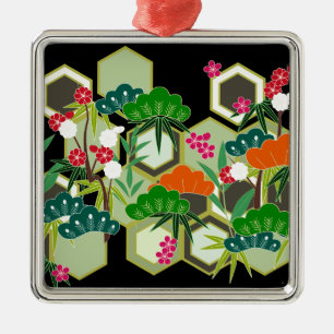 Ornamento De Metal Estilo Japonês do Dia do ano novo