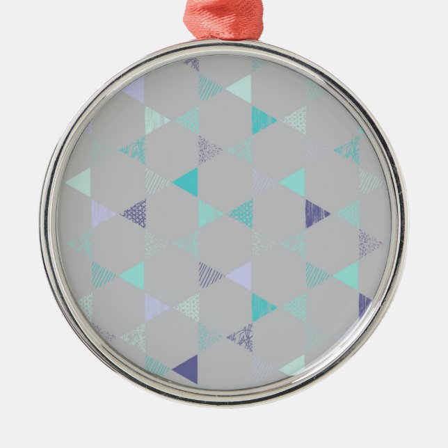 Ornamento De Metal Estrela (Frente)