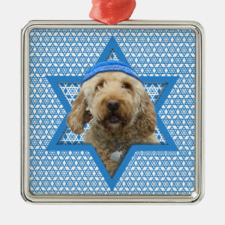 Ornamento De Metal Estrela de Hanukkah de David - GoldenDoodle