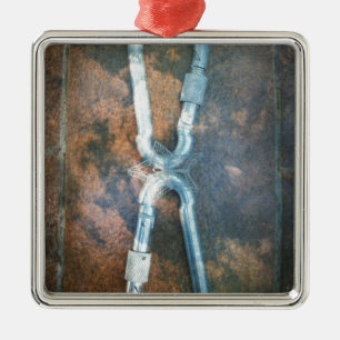 Ornamento De Metal Estrela prateada infinita