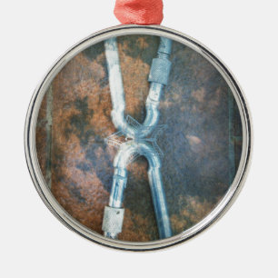 Ornamento De Metal Estrela prateada infinita