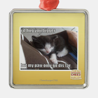 Ornamento De Metal Eu abraçá-lo-ia mais grande