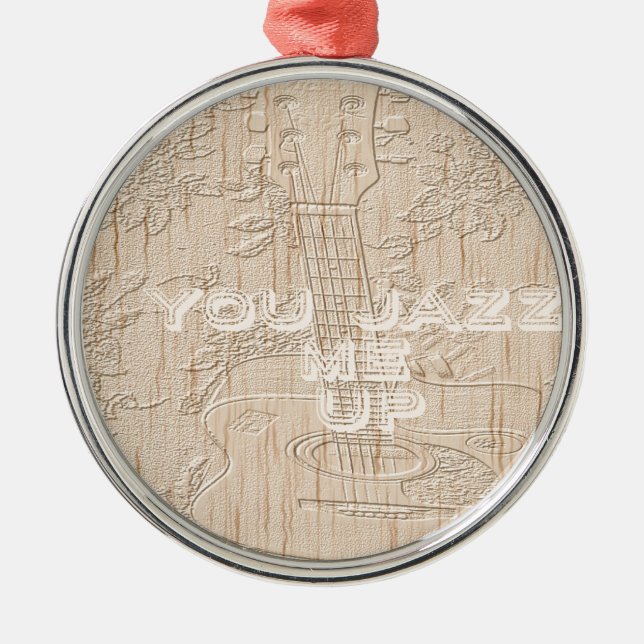 Ornamento De Metal Eu adoro madeira indo marrom Hakuna Matata (Frente)