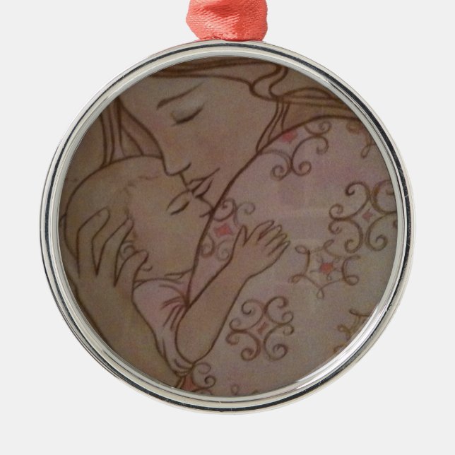 Ornamento De Metal Eu amei-o antes que eu o encontrei (Frente)