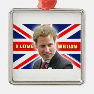 Ornamento De Metal Eu amo William