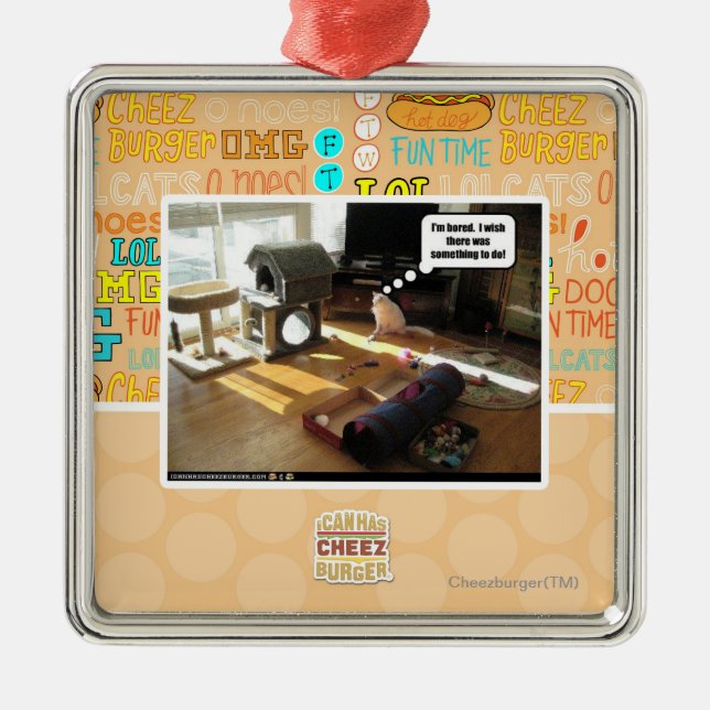 Ornamento De Metal Eu desejo que havia algo fazer (Frente)