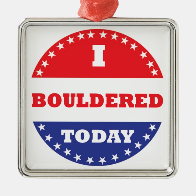 Ornamento De Metal Eu Engordei Hoje (Frente)