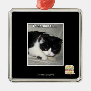 Ornamento De Metal Eu não vi 2