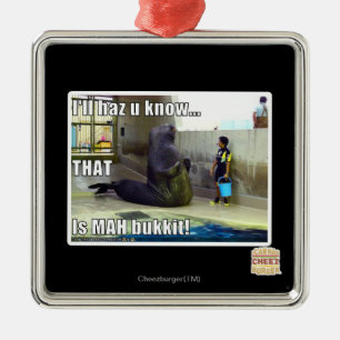 Ornamento De Metal Eu o haz u saberei