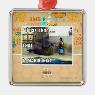 Ornamento De Metal Eu o haz u saberei