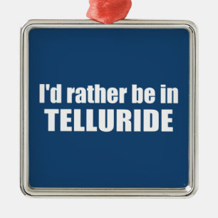 Ornamento De Metal Eu Preferencialmente Em Telluride