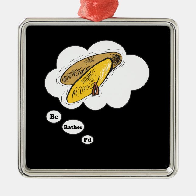 Ornamento De Metal eu preferencialmente estaria jogando pratos (Frente)