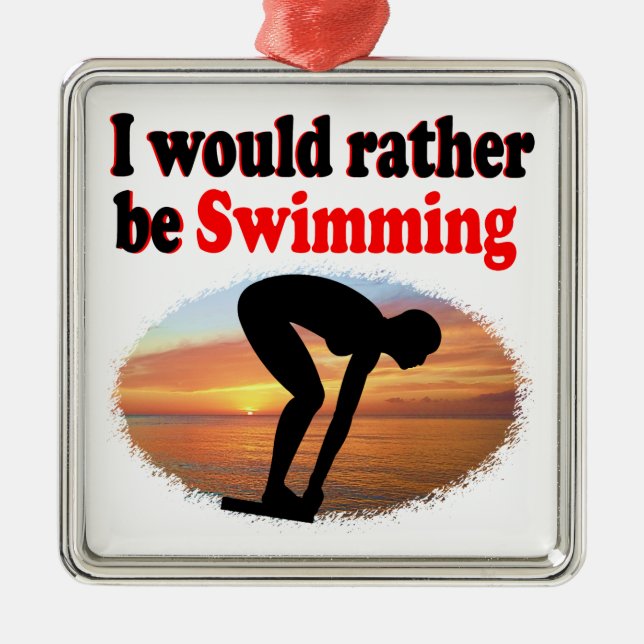 ORNAMENTO DE METAL EU PREFERENCIALMENTE NADANDO (Frente)