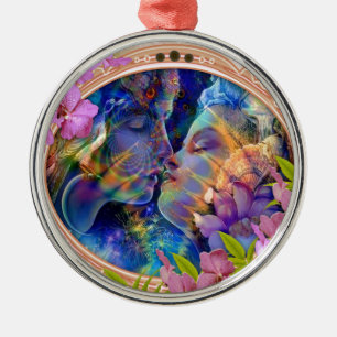 Ornamento De Metal Eu te amo