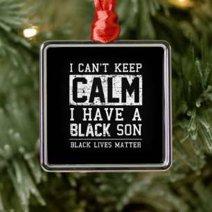 Ornamento De Metal Eu Tenho Um Filho Negro Presente Para O Pai Da Mã