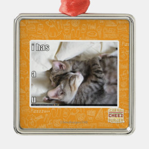 Ornamento De Metal Eu tenho um u