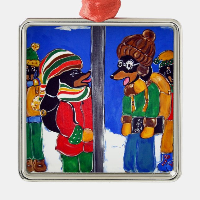 ORNAMENTO DE METAL "EU TRIPLO DOXIE TE ODEIO" (Frente)