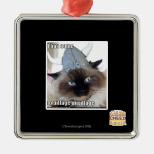 Ornamento De Metal Eu vim pilhar a vila do ur