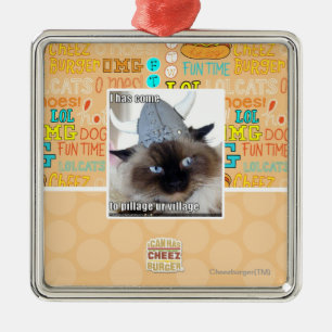 Ornamento De Metal Eu vim pilhar a vila do ur