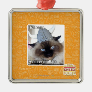 Ornamento De Metal Eu vim pilhar a vila do ur