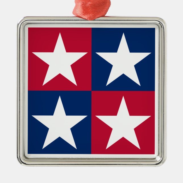 ORNAMENTO DE METAL EUA (Frente)