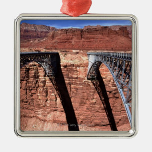 Ornamento De Metal EUA, arizona, vista da ponte do Navajo em grande