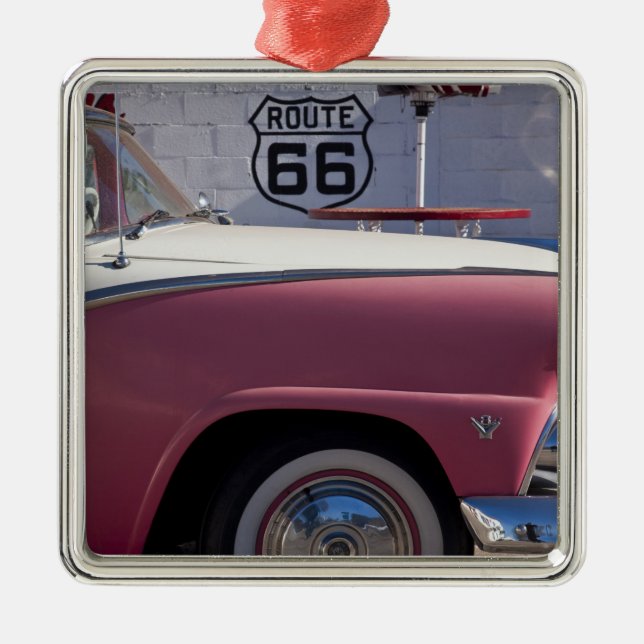 Ornamento De Metal EUA, arizona, Williams. Rt. 66 cidade, os anos 50 (Frente)