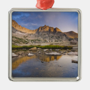 Ornamento De Metal EUA, Colorado, Rocky Mountain NP. Nuvens de tempes