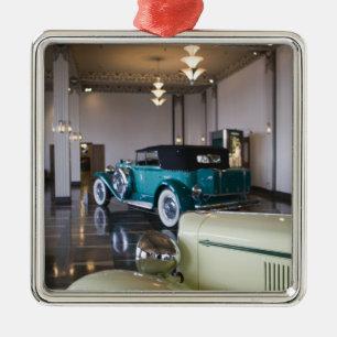 Ornamento De Metal EUA, Indiana, castanho-aloirado: