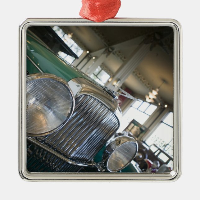 Ornamento De Metal EUA, Indiana, castanho-aloirado: (Frente)