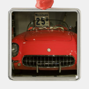 Ornamento De Metal EUA, Kentucky, Bowling Green: Corvette Nacional 3