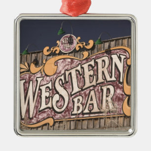 Ornamento De Metal EUA, New mexico, Cloudcroft: Cidade da montanha