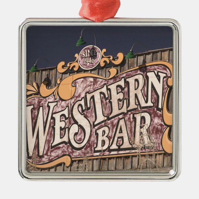 Ornamento De Metal EUA, New mexico, Cloudcroft: Cidade da montanha (Frente)