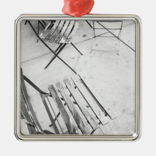 Ornamento De Metal EUA, NOVA IORQUE: Nova Iorque Café Chairs,